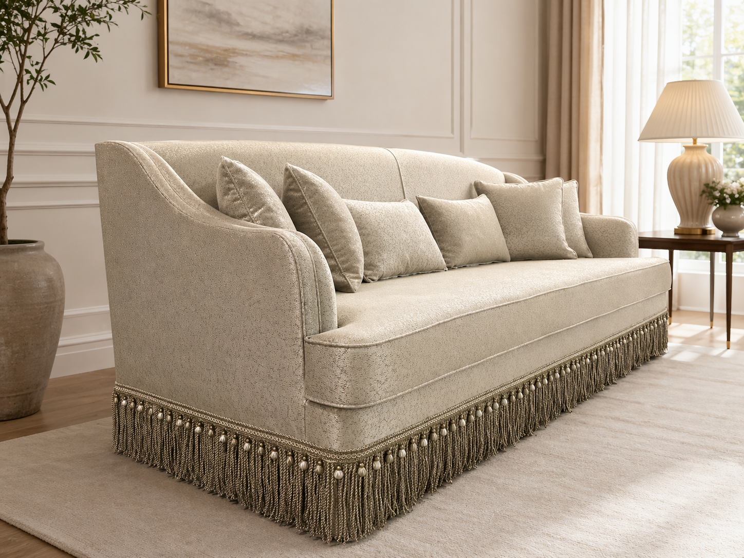 Kadife koltuk döşeme uygulaması